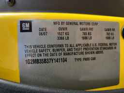 2007 PONTIAC SOLSTICE