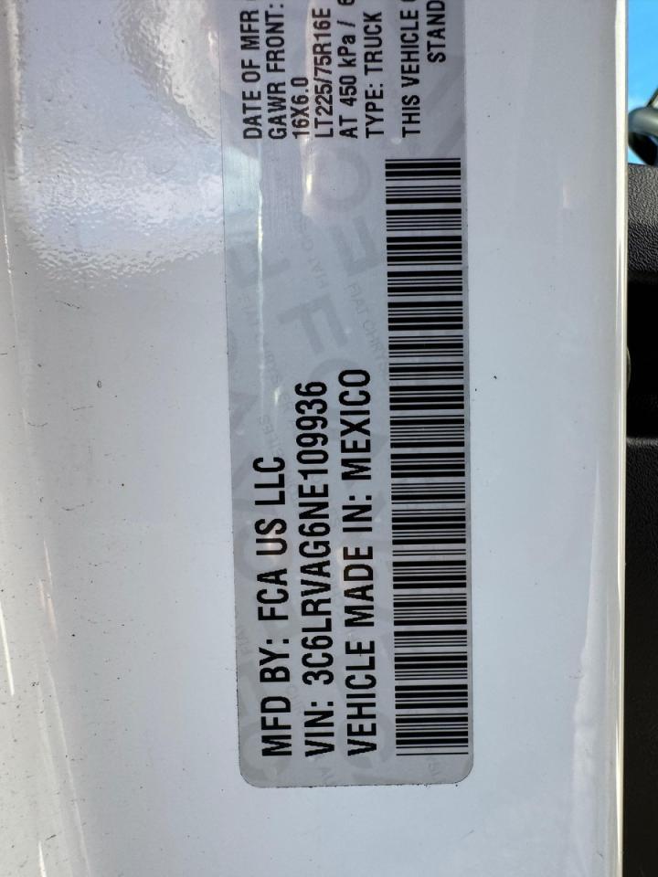2022 RAM ProMaster 1500