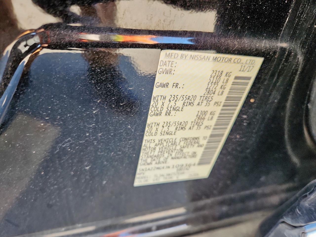 2018 NISSAN MURANO