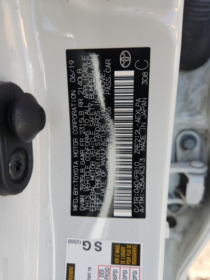 2020 TOYOTA COROLLA