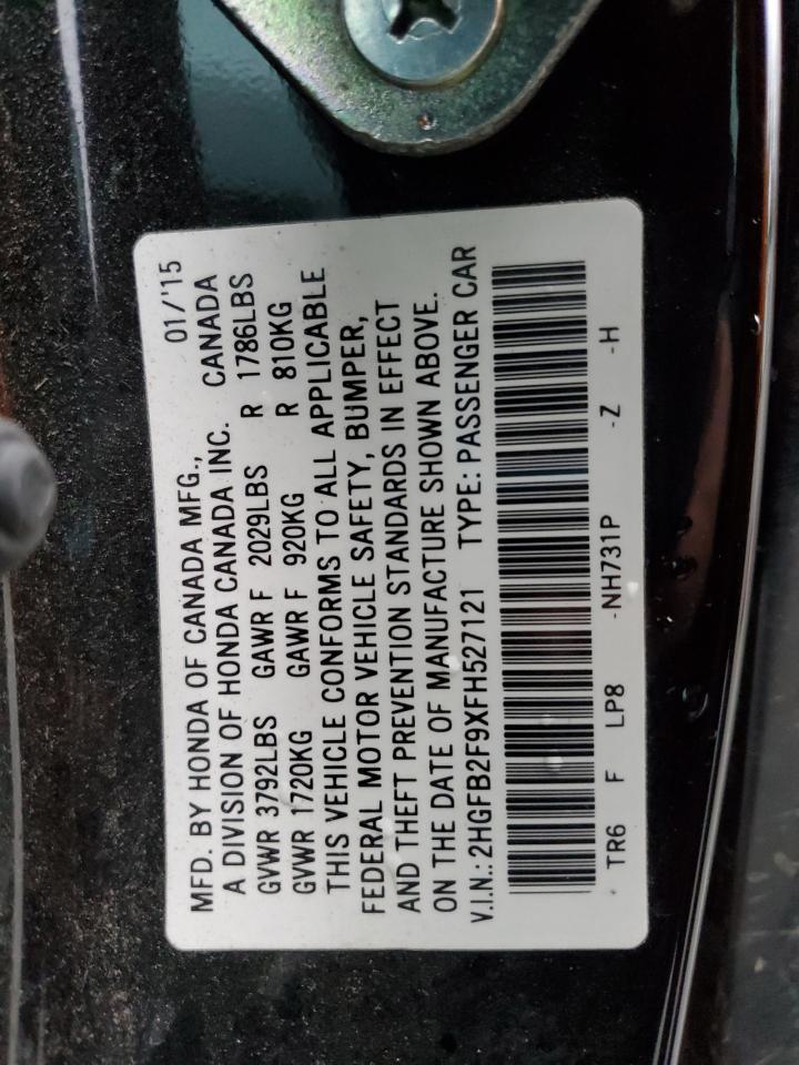 2015 HONDA CIVIC