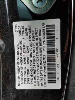 2015 HONDA CIVIC