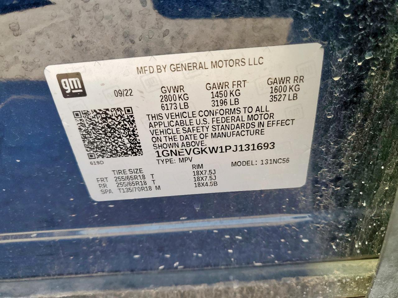 2023 CHEVROLET TRAVERSE