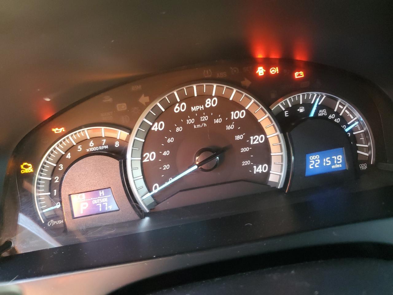 2014 TOYOTA CAMRY
