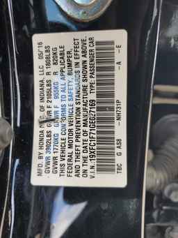 2016 HONDA CIVIC
