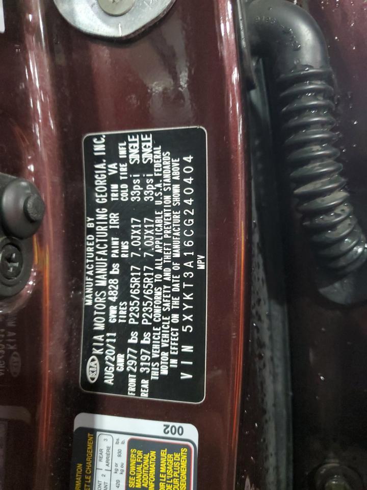 2012 KIA SORENTO