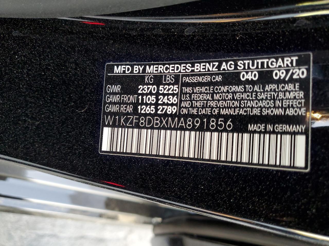 2021 MERCEDES-BENZ E-Class