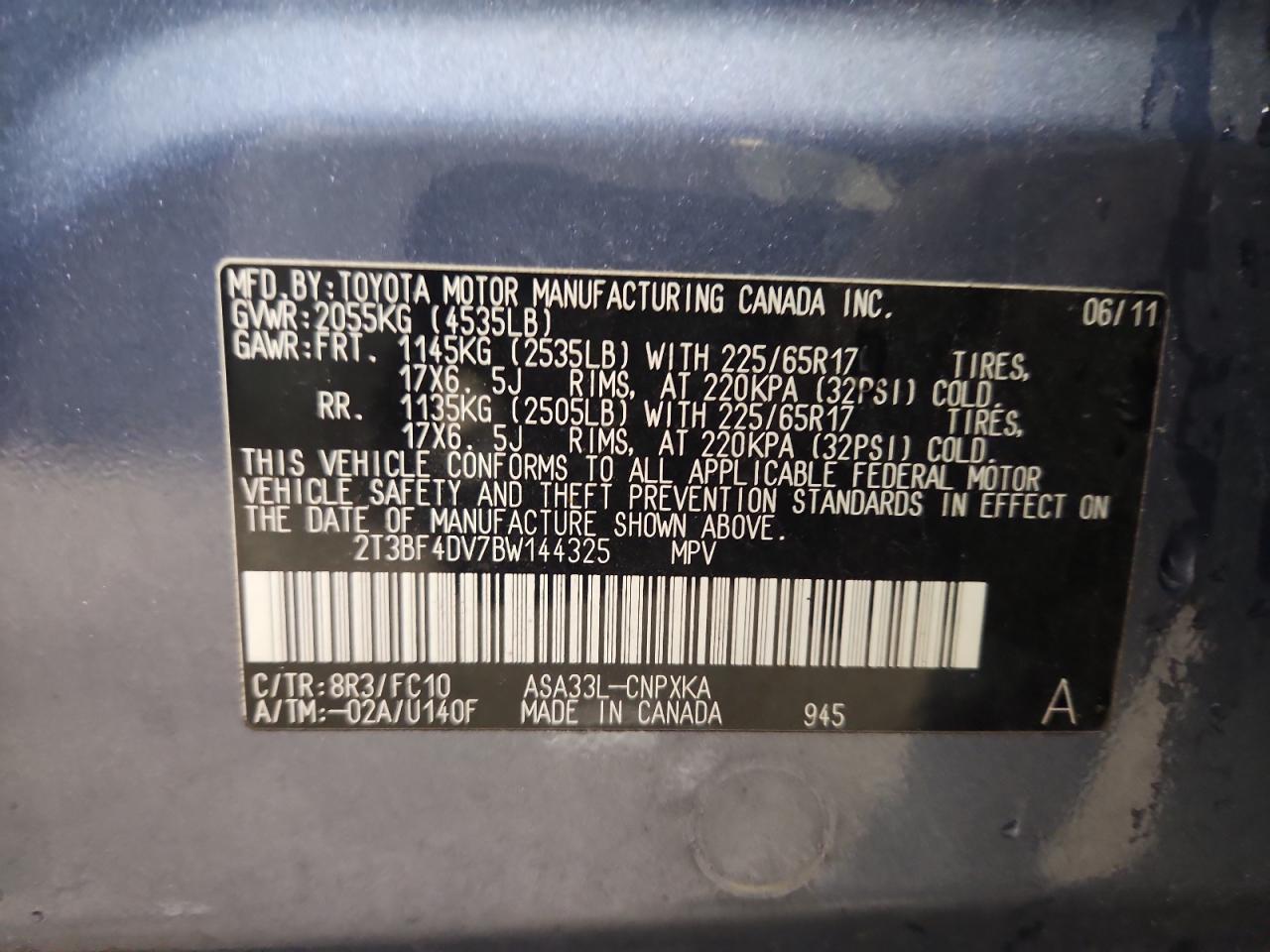 2011 TOYOTA RAV4