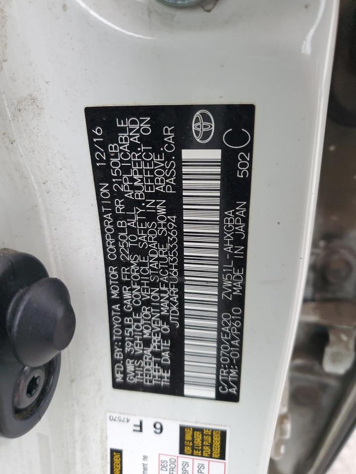 2017 TOYOTA PRIUS