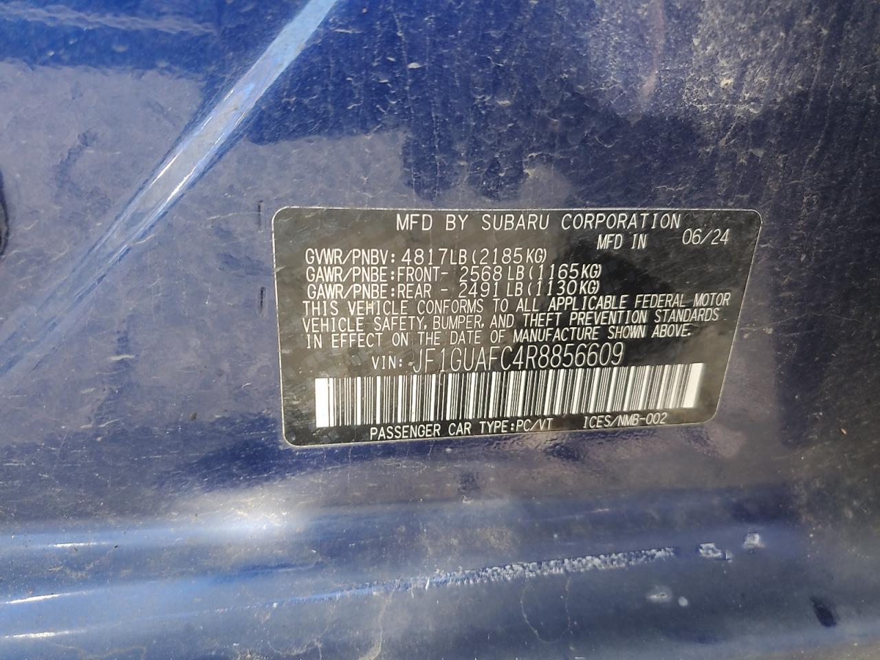 2024 SUBARU IMPREZA