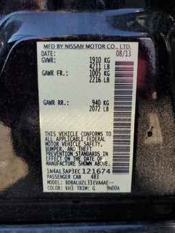 2014 NISSAN ALTIMA