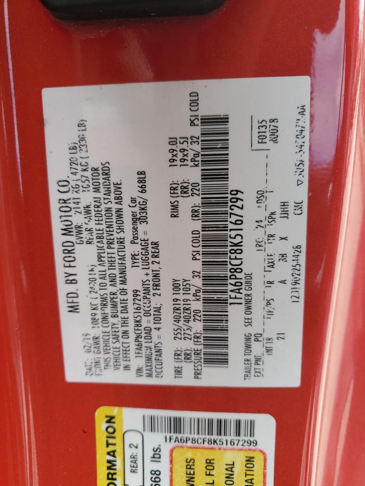 2019 FORD MUSTANG
