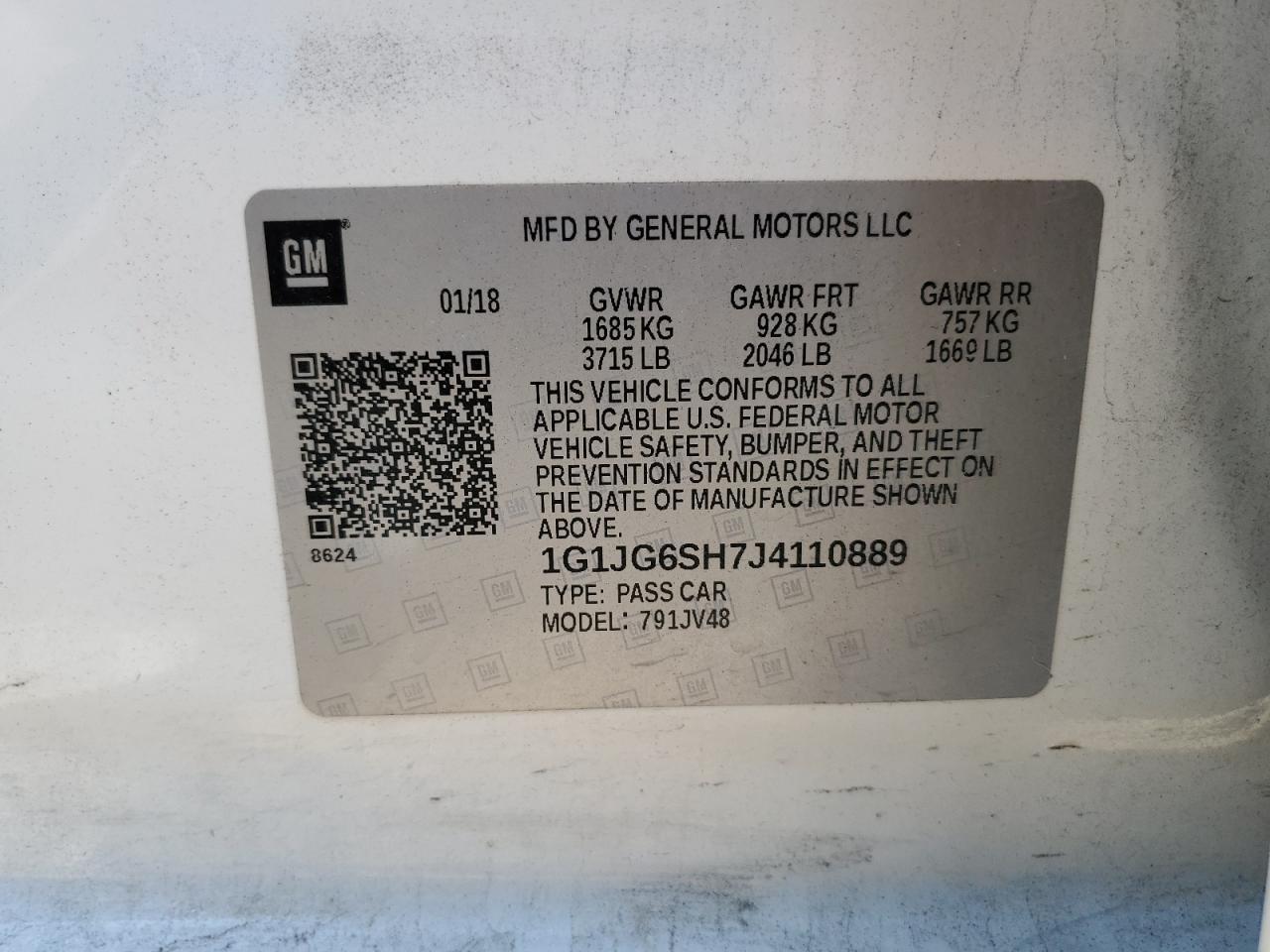 2018 CHEVROLET SONIC