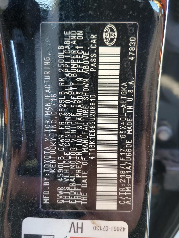2016 TOYOTA Avalon