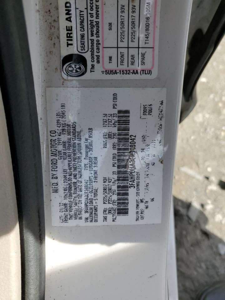 2012 FORD FUSION