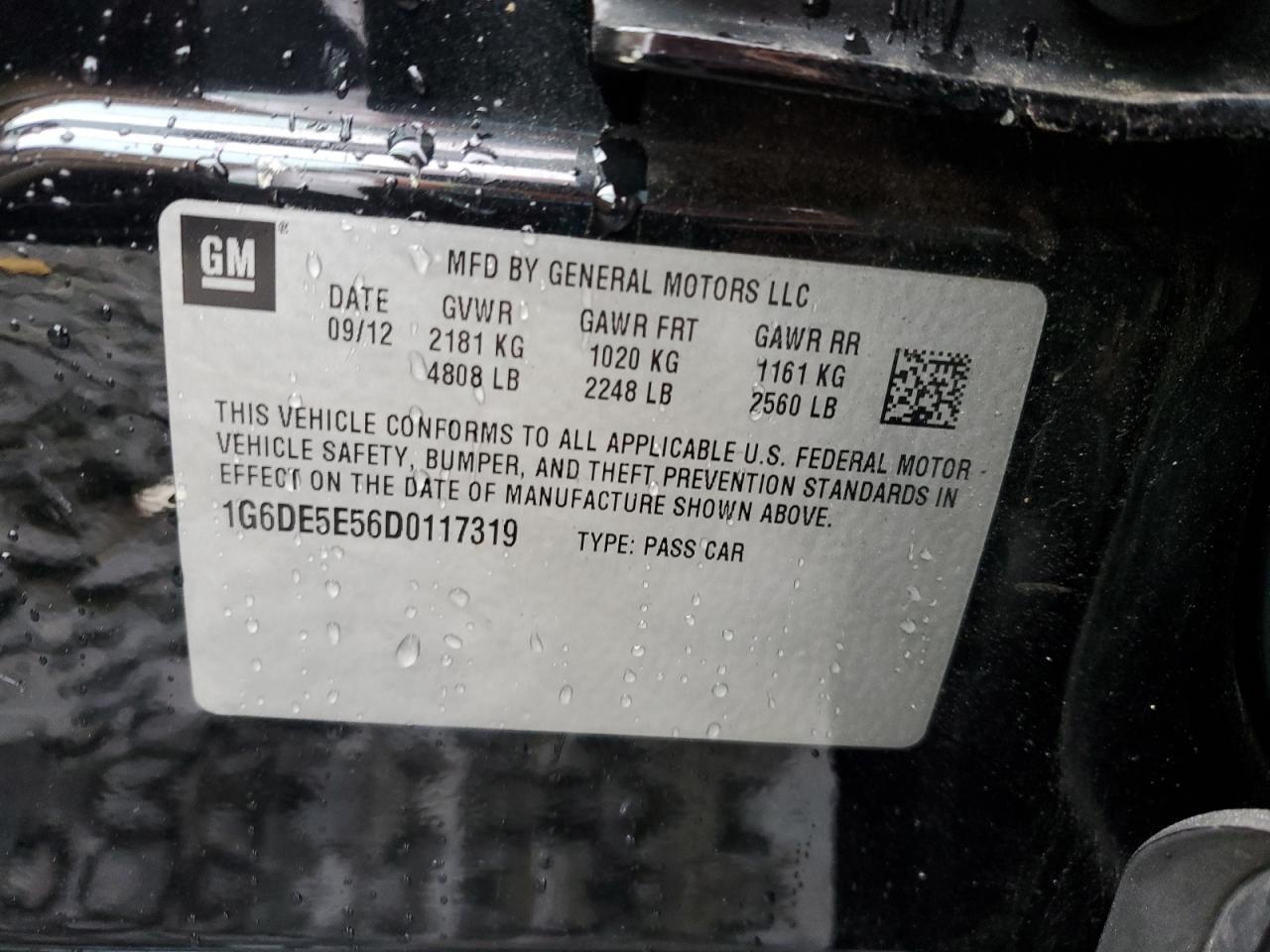 2013 CADILLAC CTS