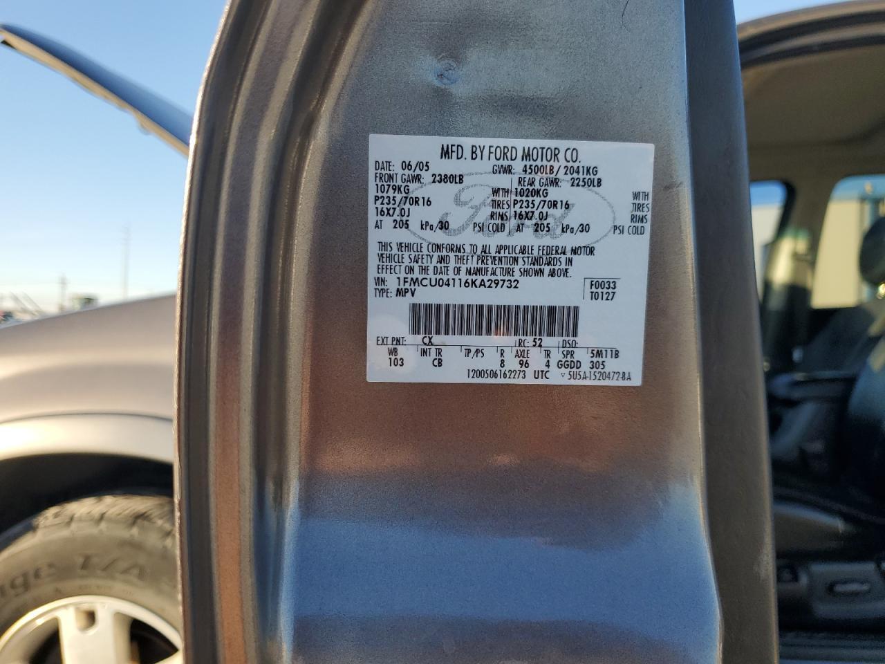 2006 FORD ESCAPE