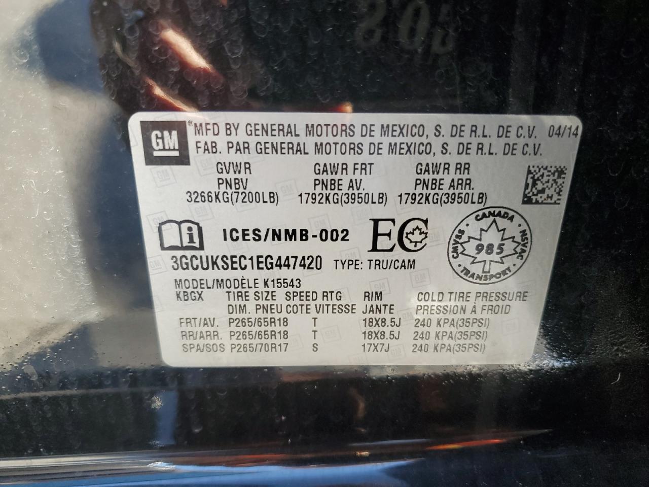 2014 CHEVROLET Silverado