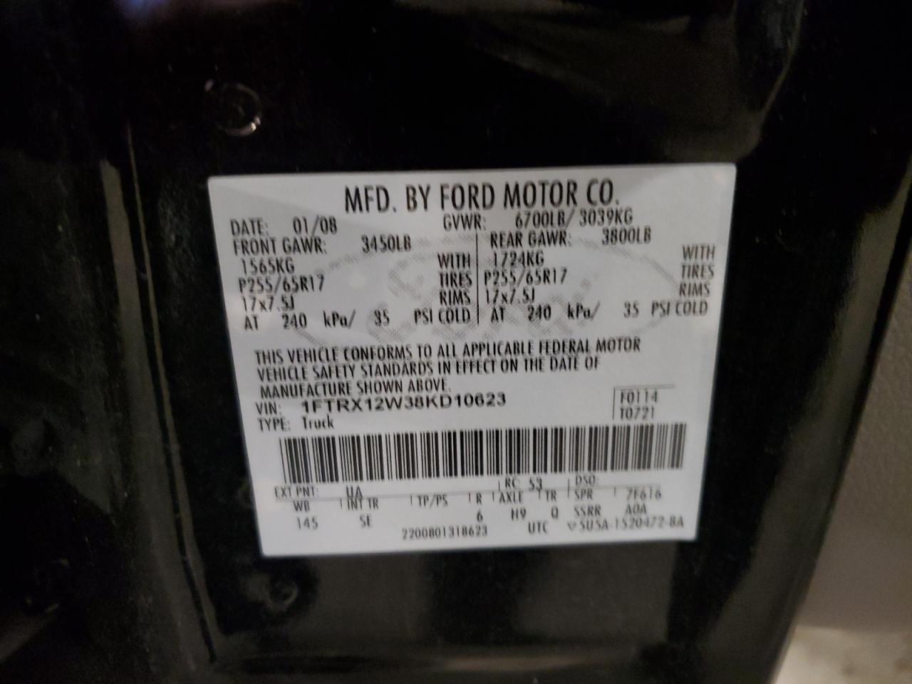 2008 FORD F-150