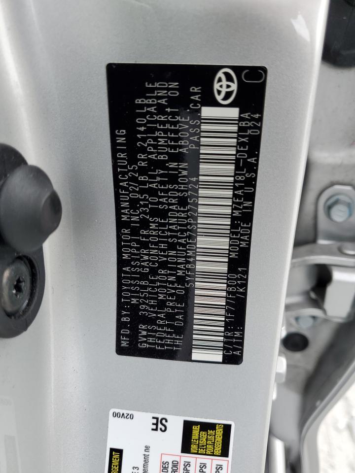 2025 TOYOTA COROLLA