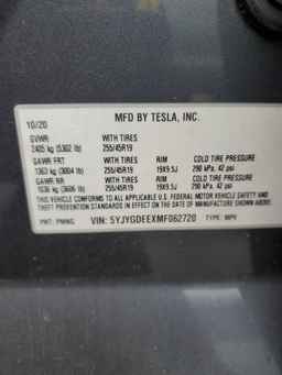 2021 TESLA MODEL Y