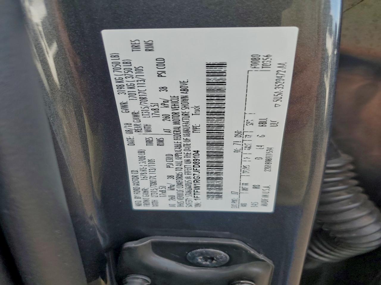 2018 FORD F-150 Lightning