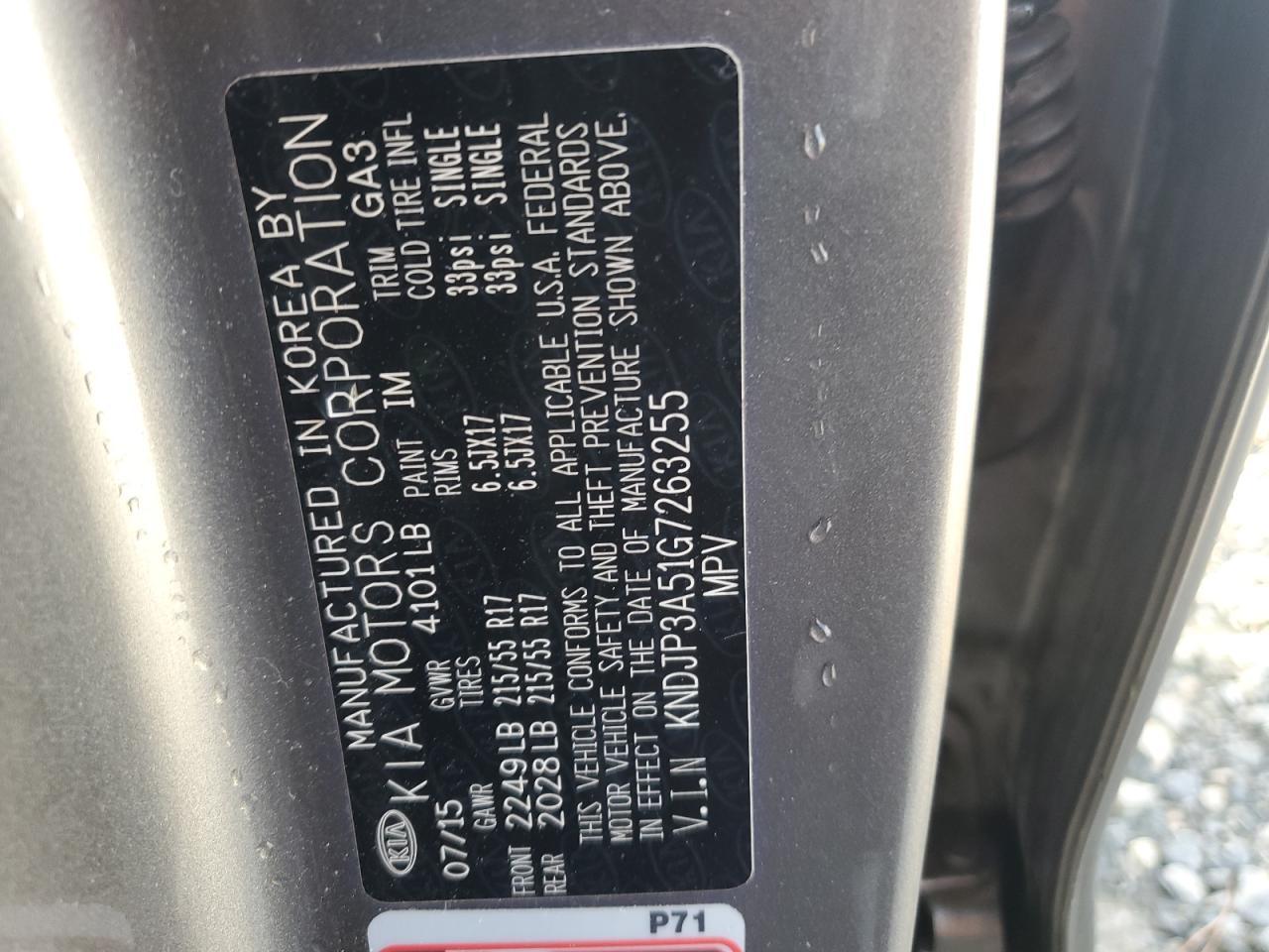 2016 KIA SOUL