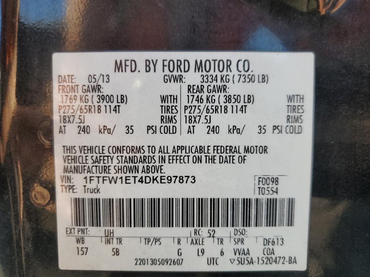 2013 FORD F-150