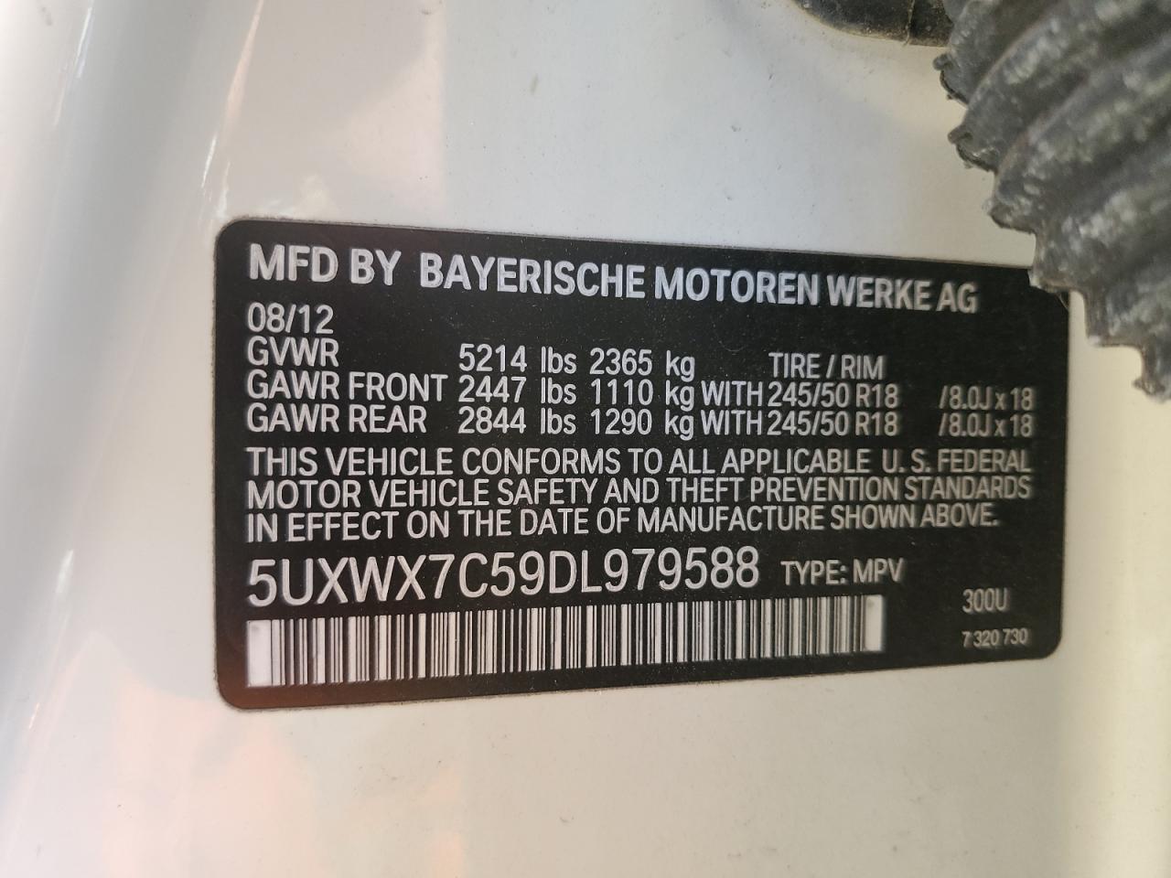 2013 BMW X3