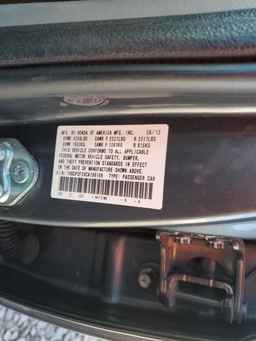 2012 HONDA ACCORD