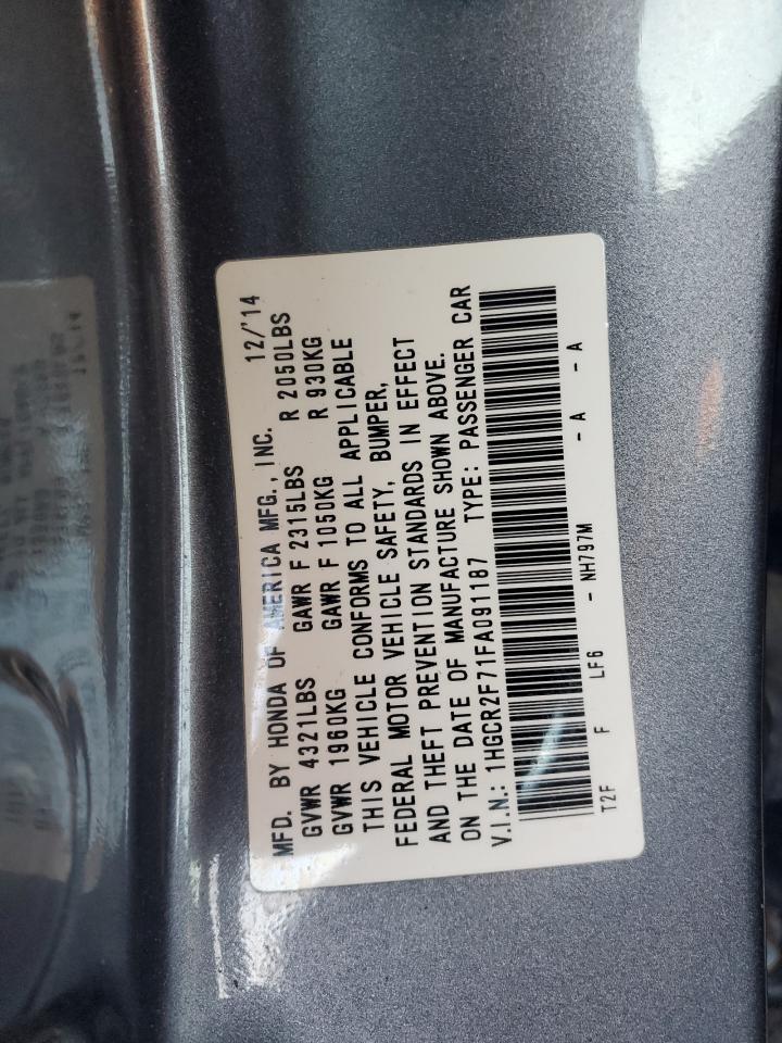 2015 HONDA ACCORD