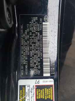 2013 TOYOTA CAMRY