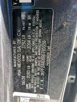 2024 KIA FORTE