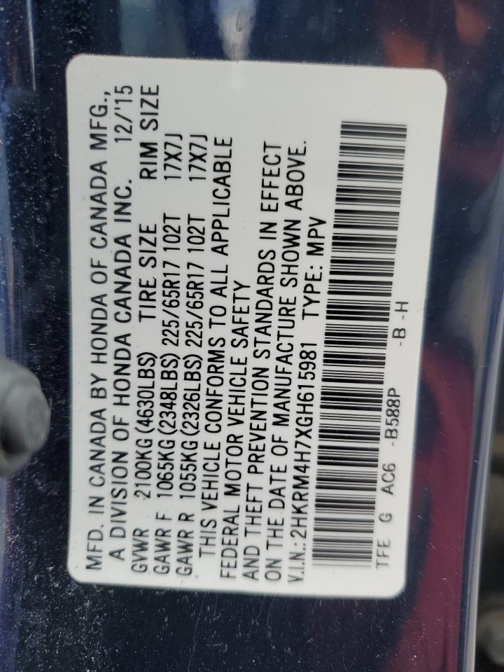 2016 HONDA CR-V