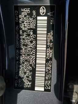 2012 TOYOTA PRIUS