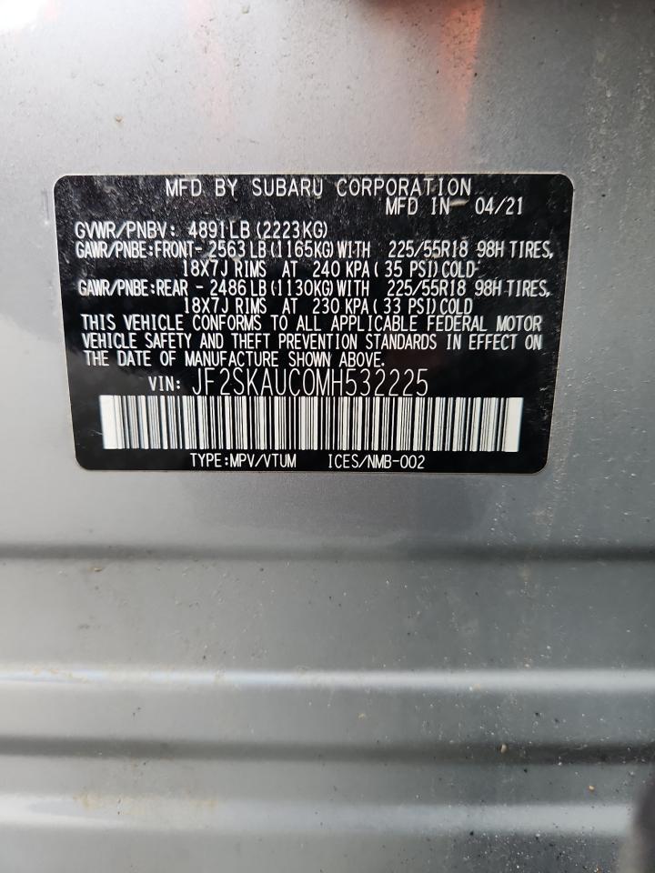 2021 SUBARU FORESTER