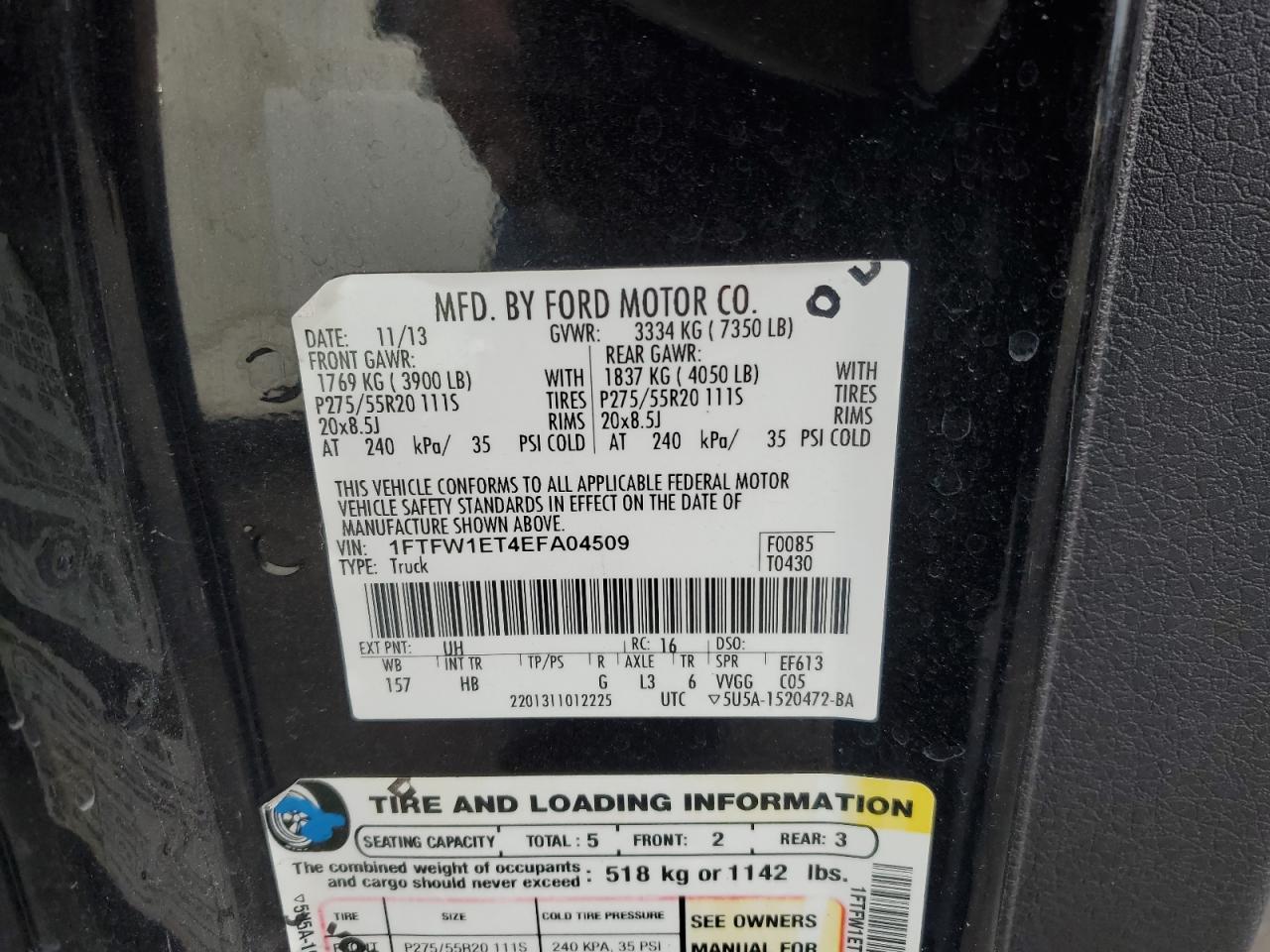 2014 FORD F-150