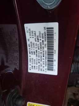 2013 HONDA ACCORD