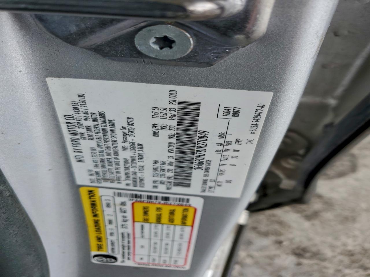 2018 FORD FUSION