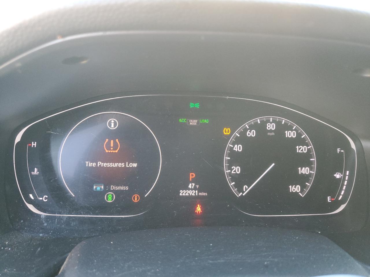 2019 HONDA ACCORD