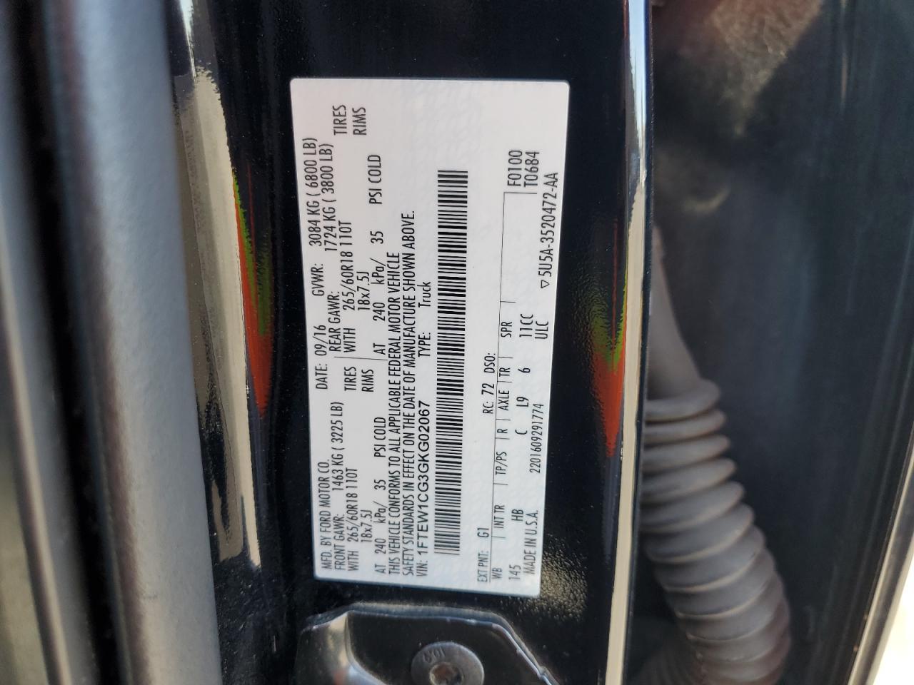 2016 FORD F-150