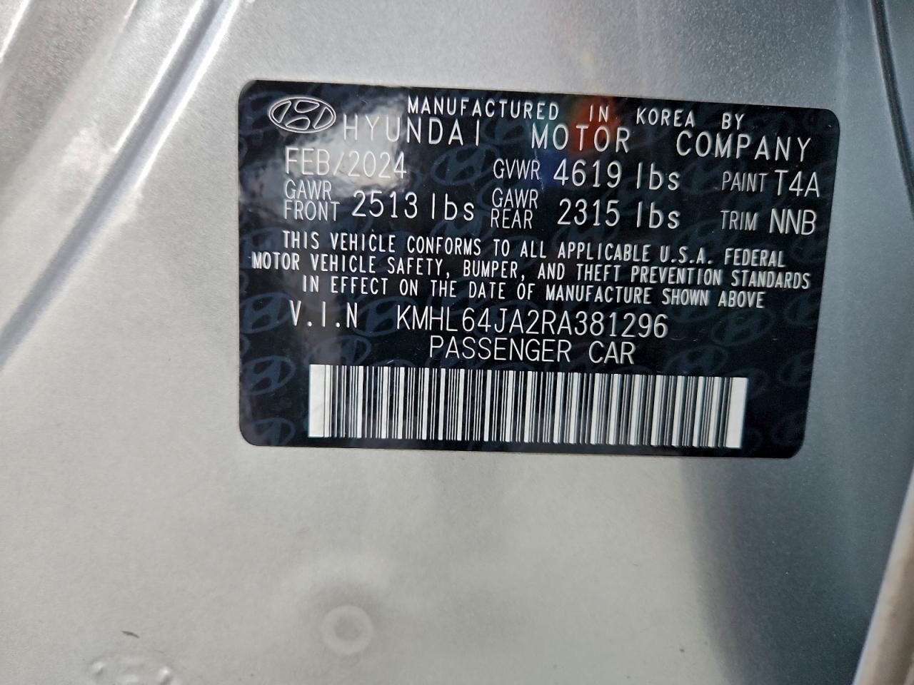 2024 HYUNDAI SONATA