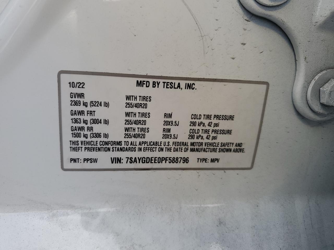 2023 TESLA MODEL Y