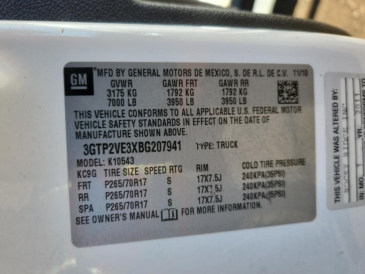 2011 GMC Sierra