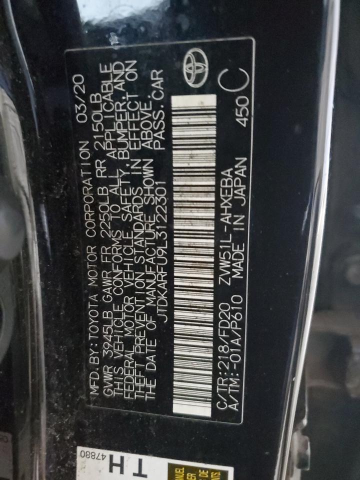 2020 TOYOTA PRIUS
