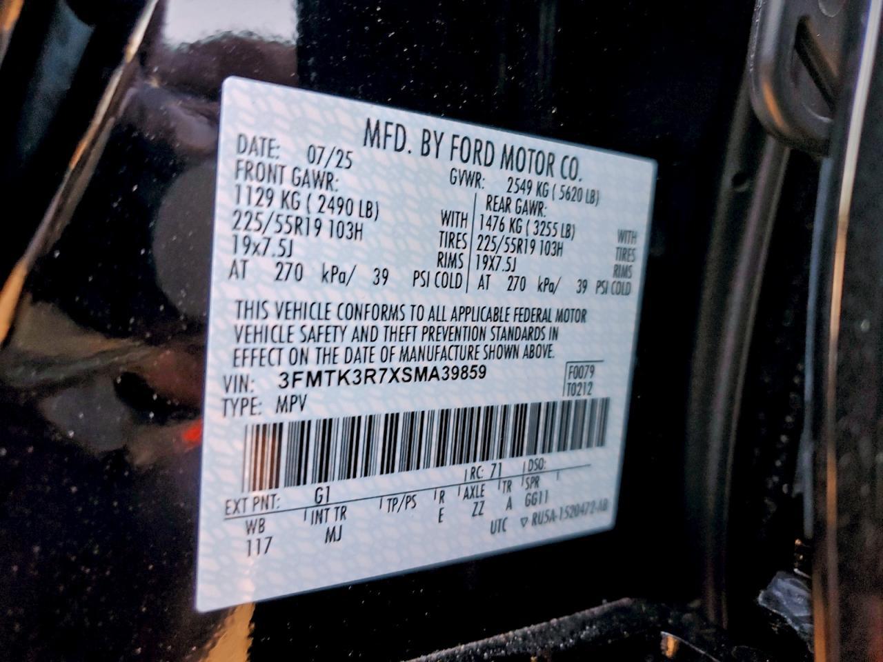 2025 FORD Mustang Mach-E