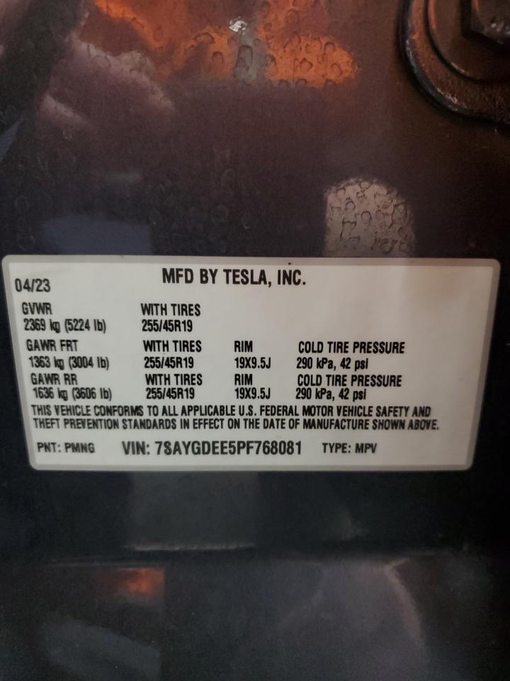 2023 TESLA MODEL Y