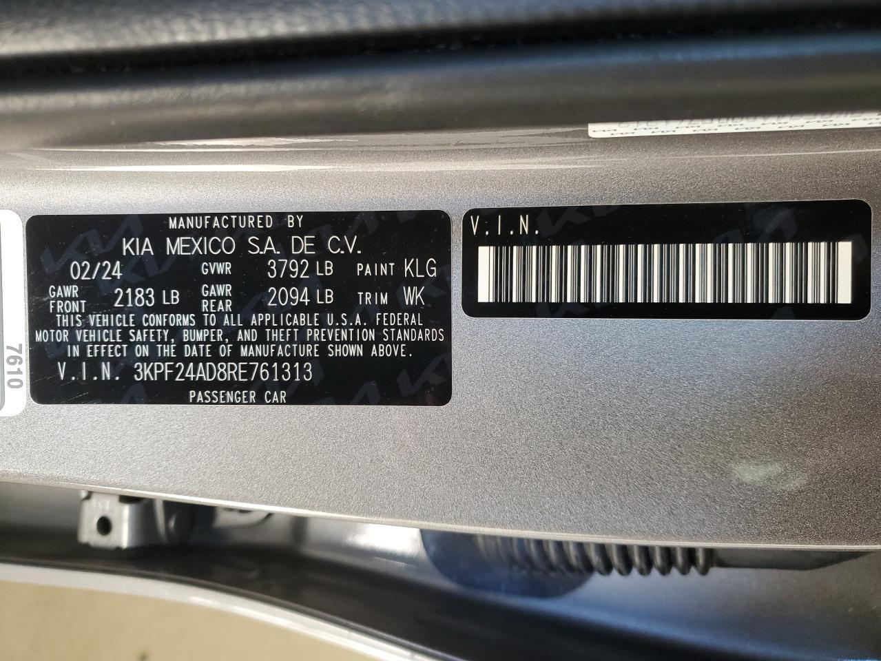 2024 KIA FORTE