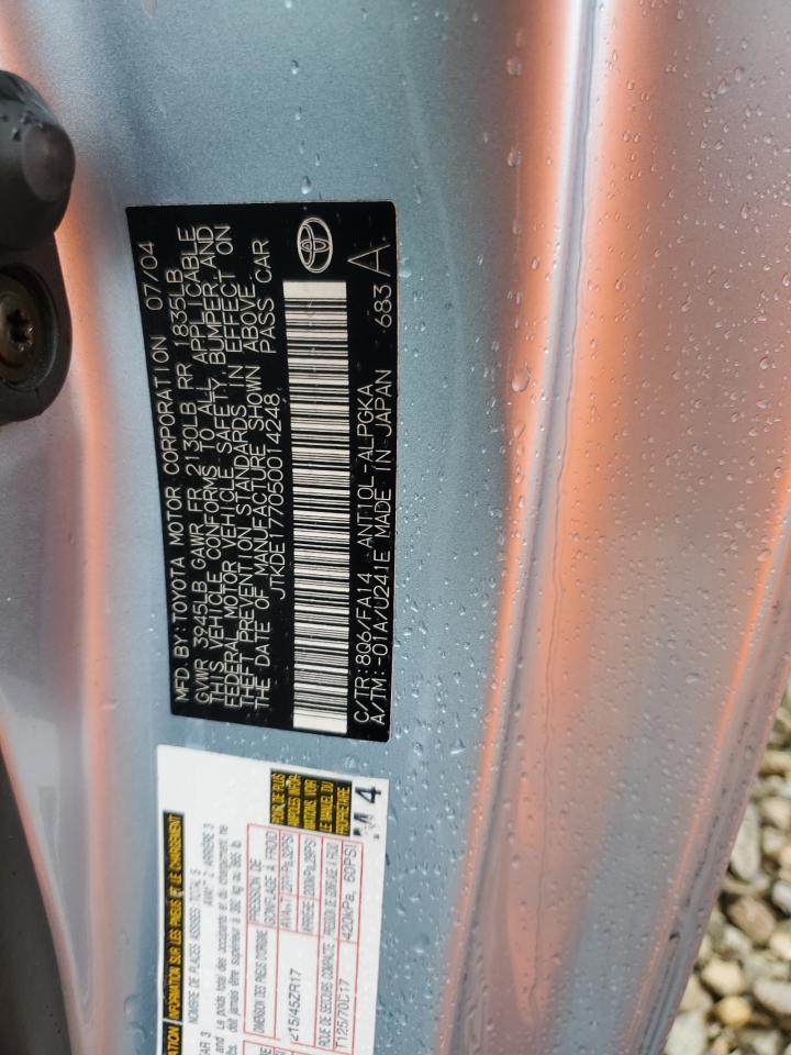 2005 TOYOTA SCION