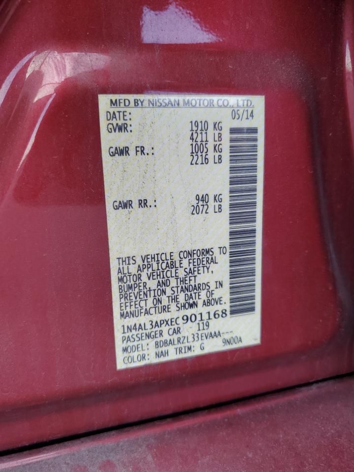 2014 NISSAN ALTIMA